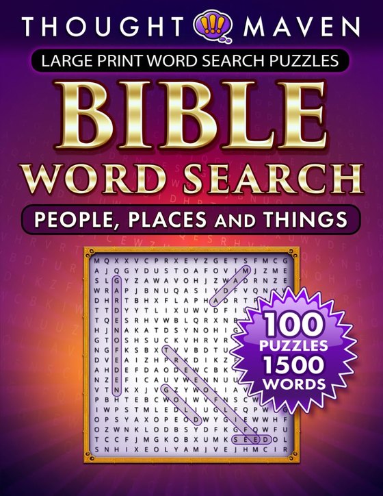 Thought Maven Large Print Bible Word Search